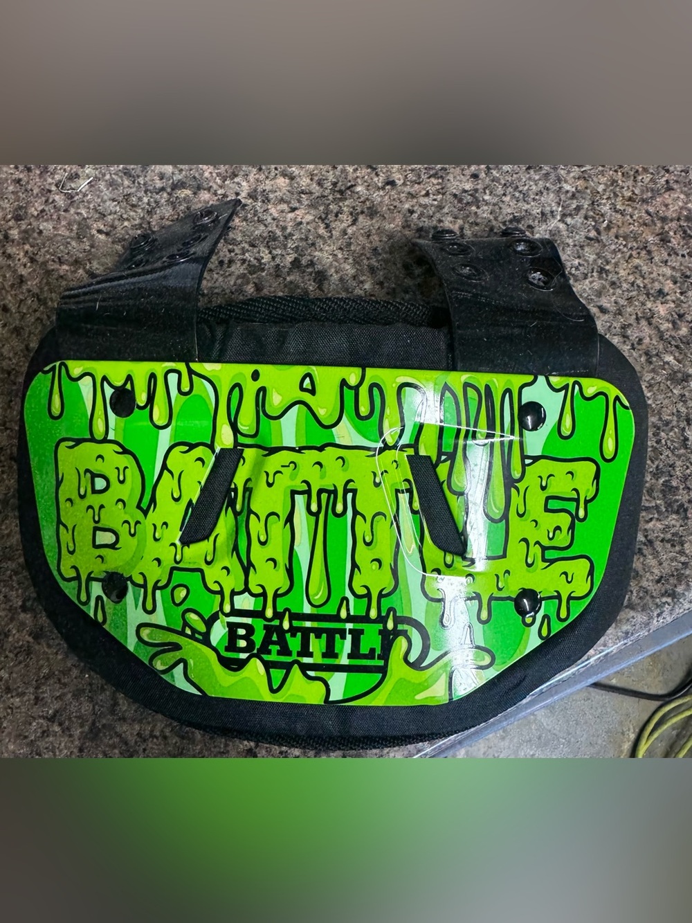 youth BATTLE SPORTS football backplate